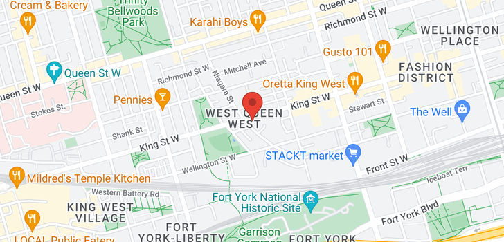 map of 803 KING ST W